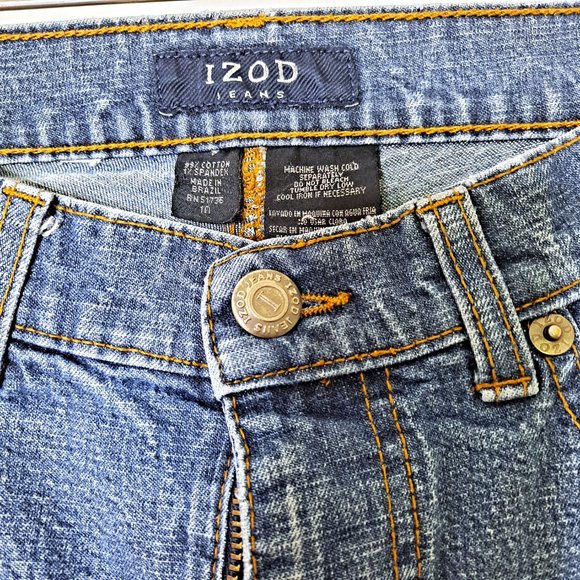 IZOD Straight‑Leg Jeans Sz 10 29x28.5 - Picture 1 of 7